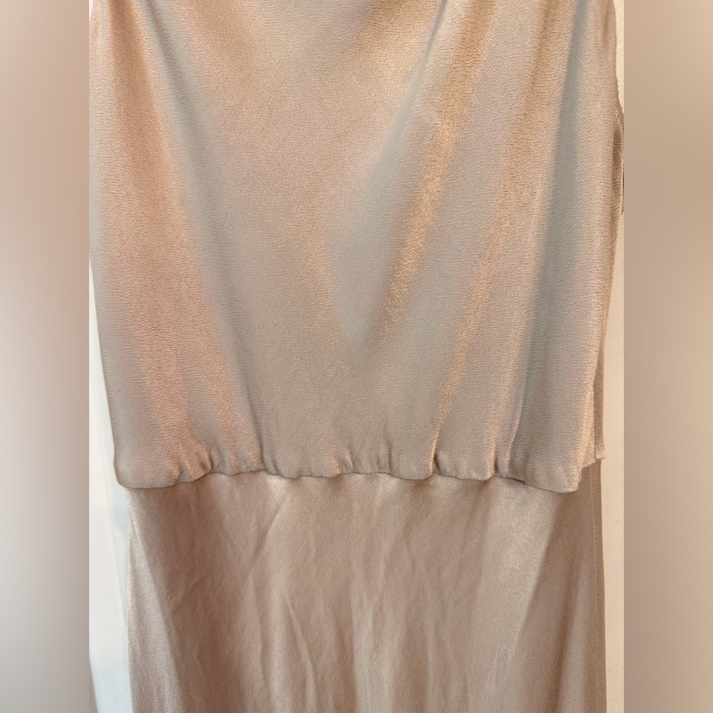 Shona Joy La Lune High Neck Midi Dress – Gold, Cocktail, Evening, Elegant, Sz 4 - Picture 10 of 16